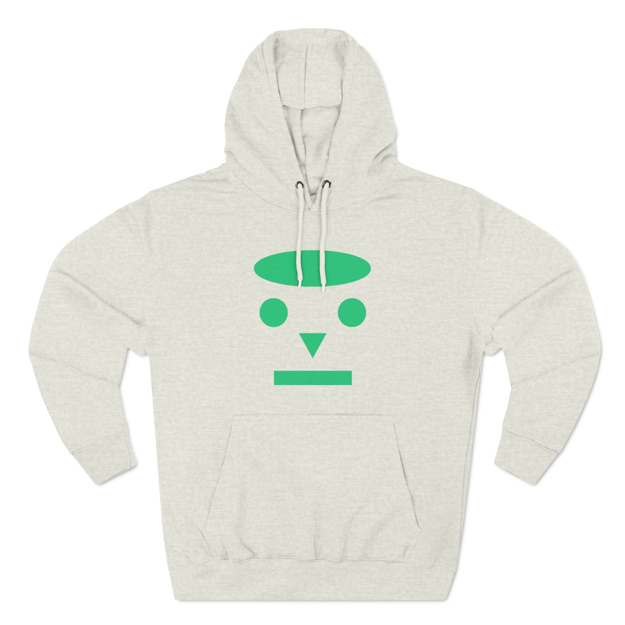 Three-Panel Fleece Hoodie