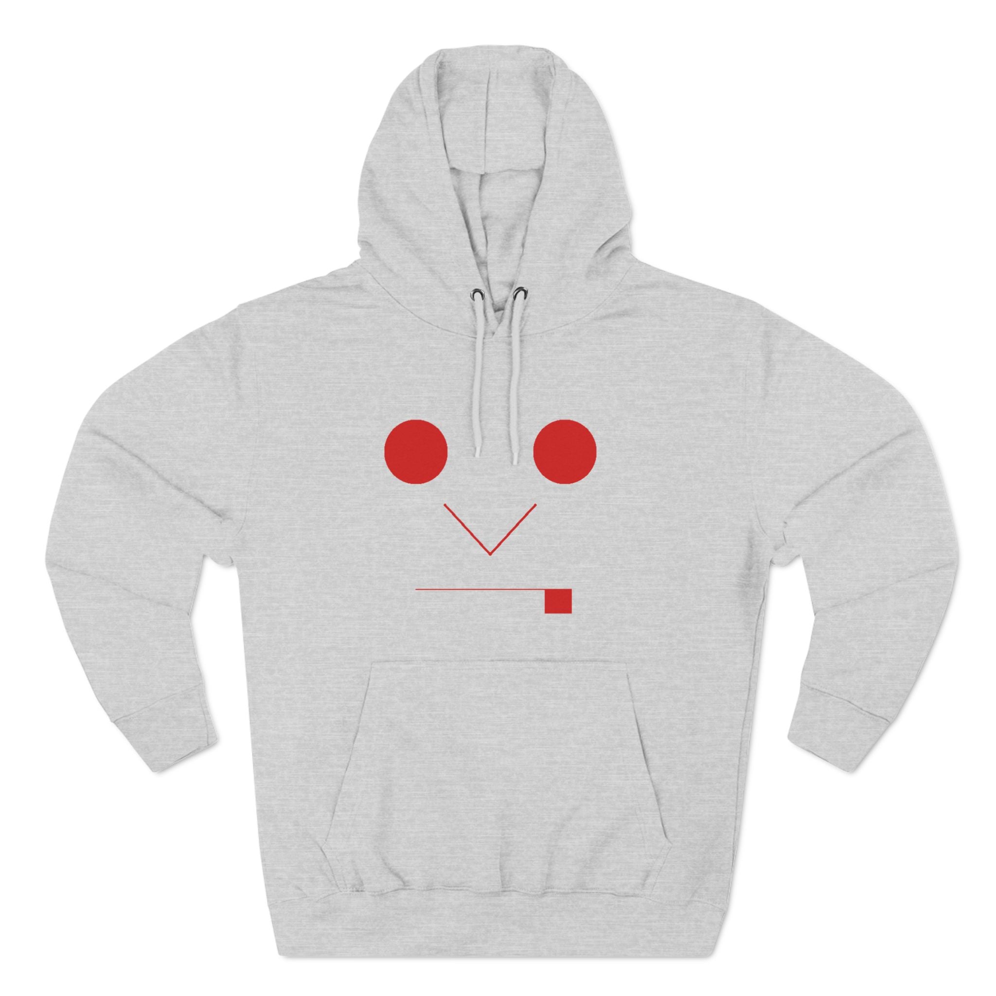 Three-Panel Fleece Hoodie