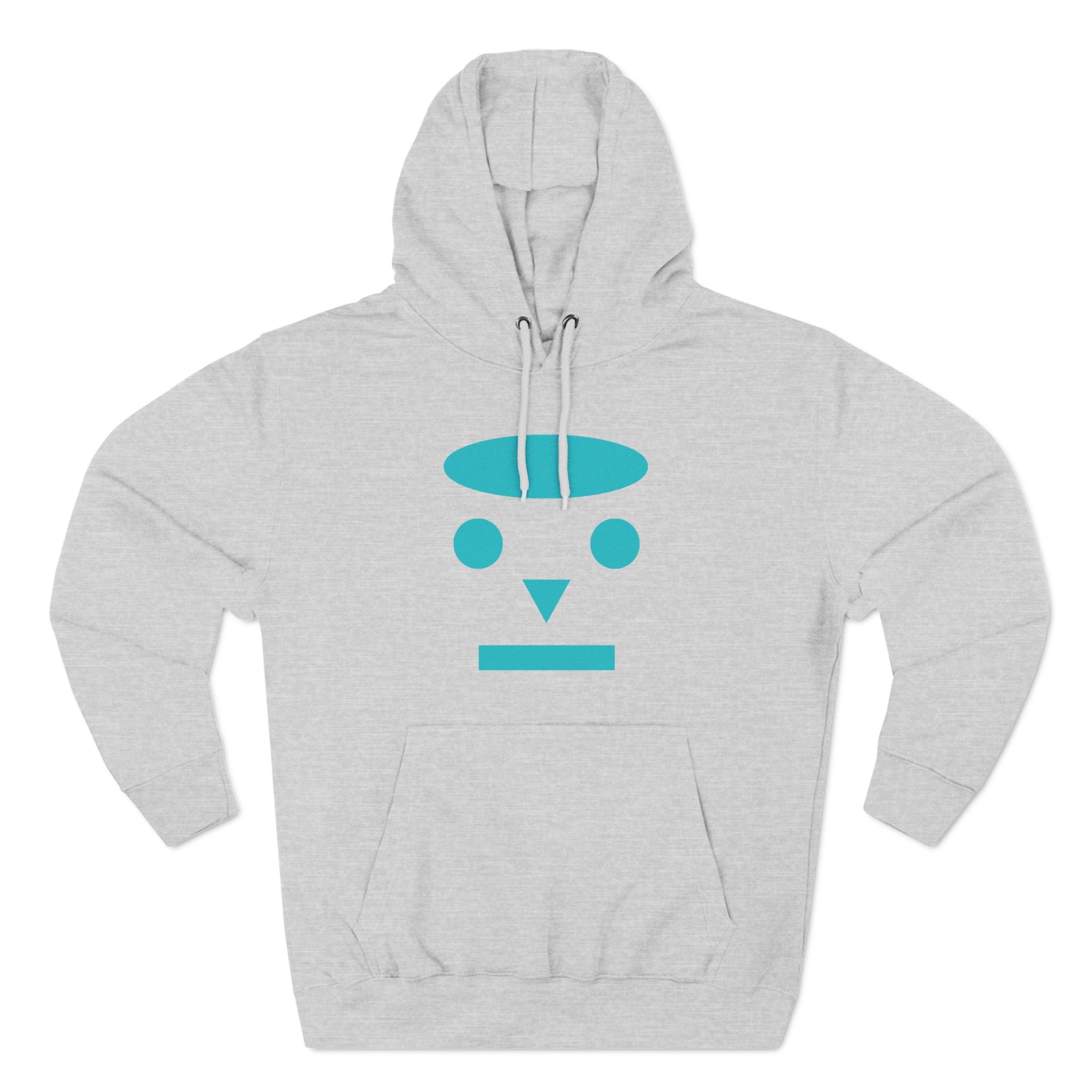 Three-Panel Fleece Hoodie