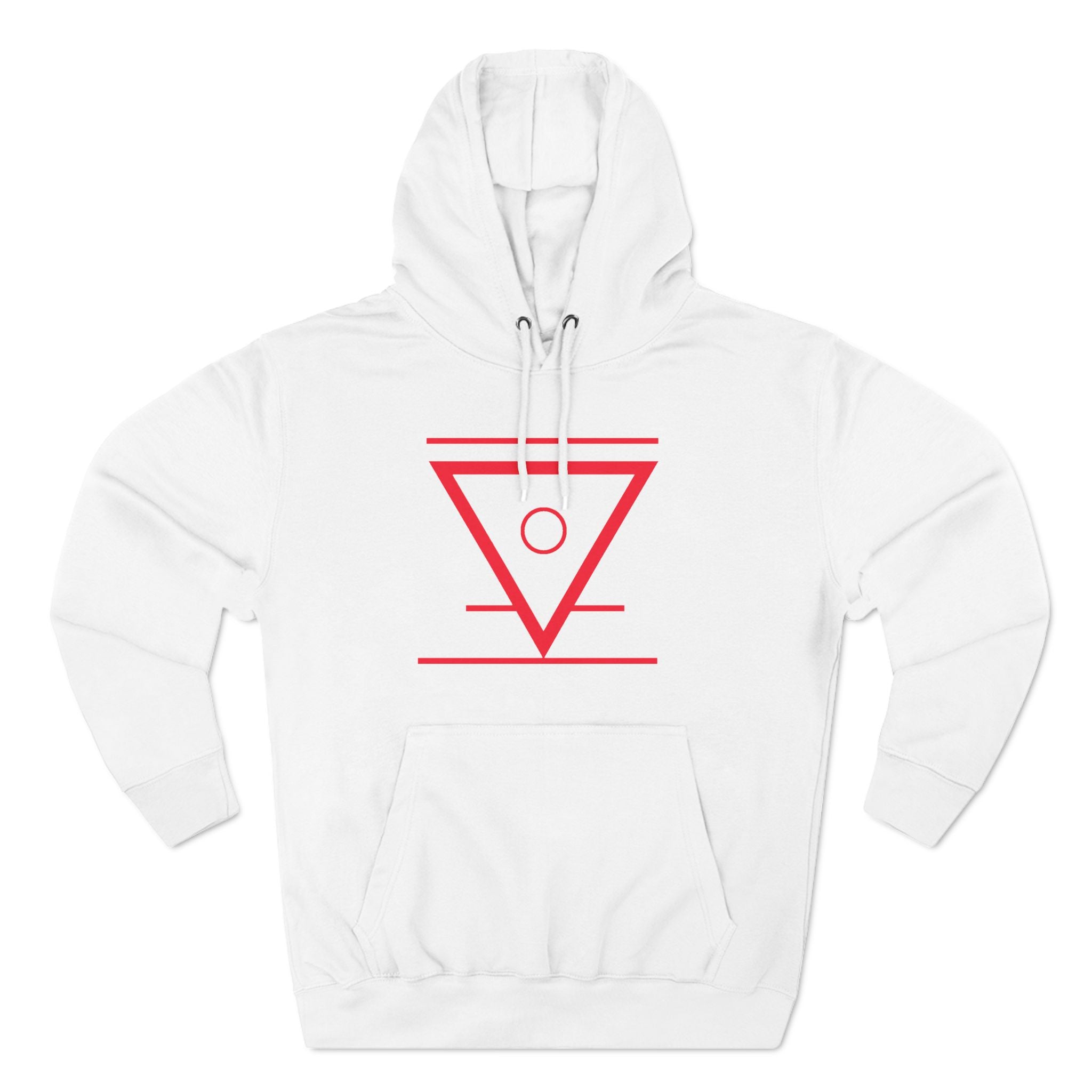 Three-Panel Fleece Hoodie