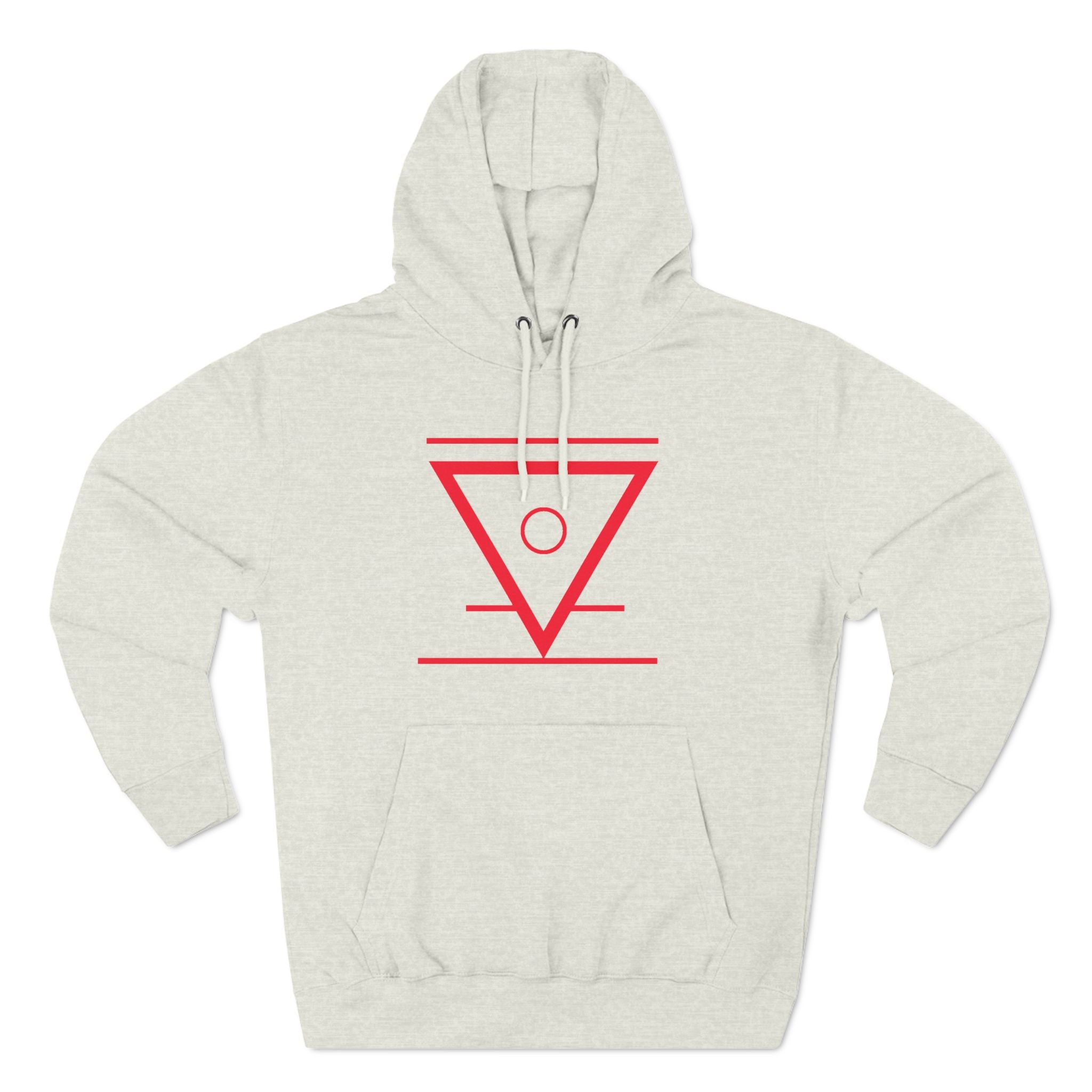 Three-Panel Fleece Hoodie