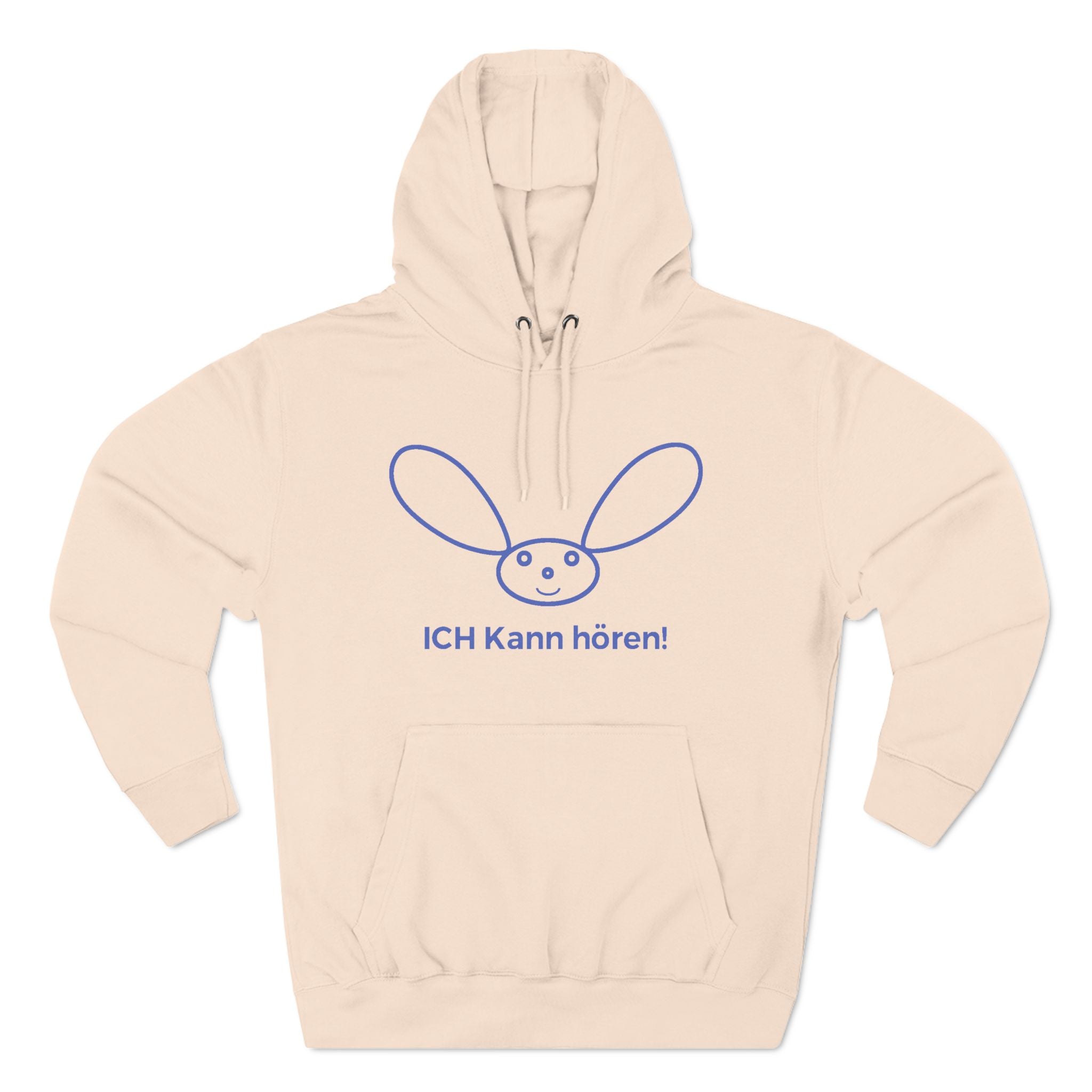 Three-Panel Fleece Hoodie