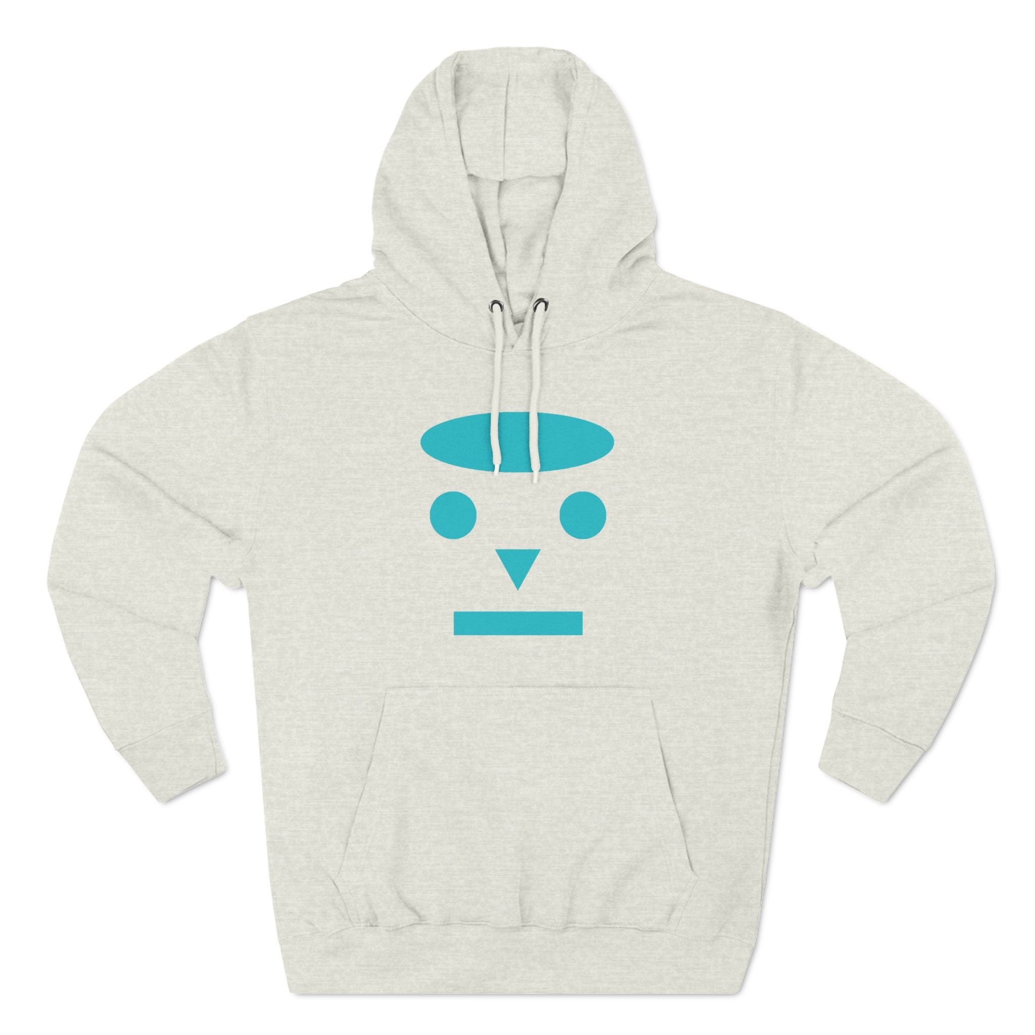 Three-Panel Fleece Hoodie