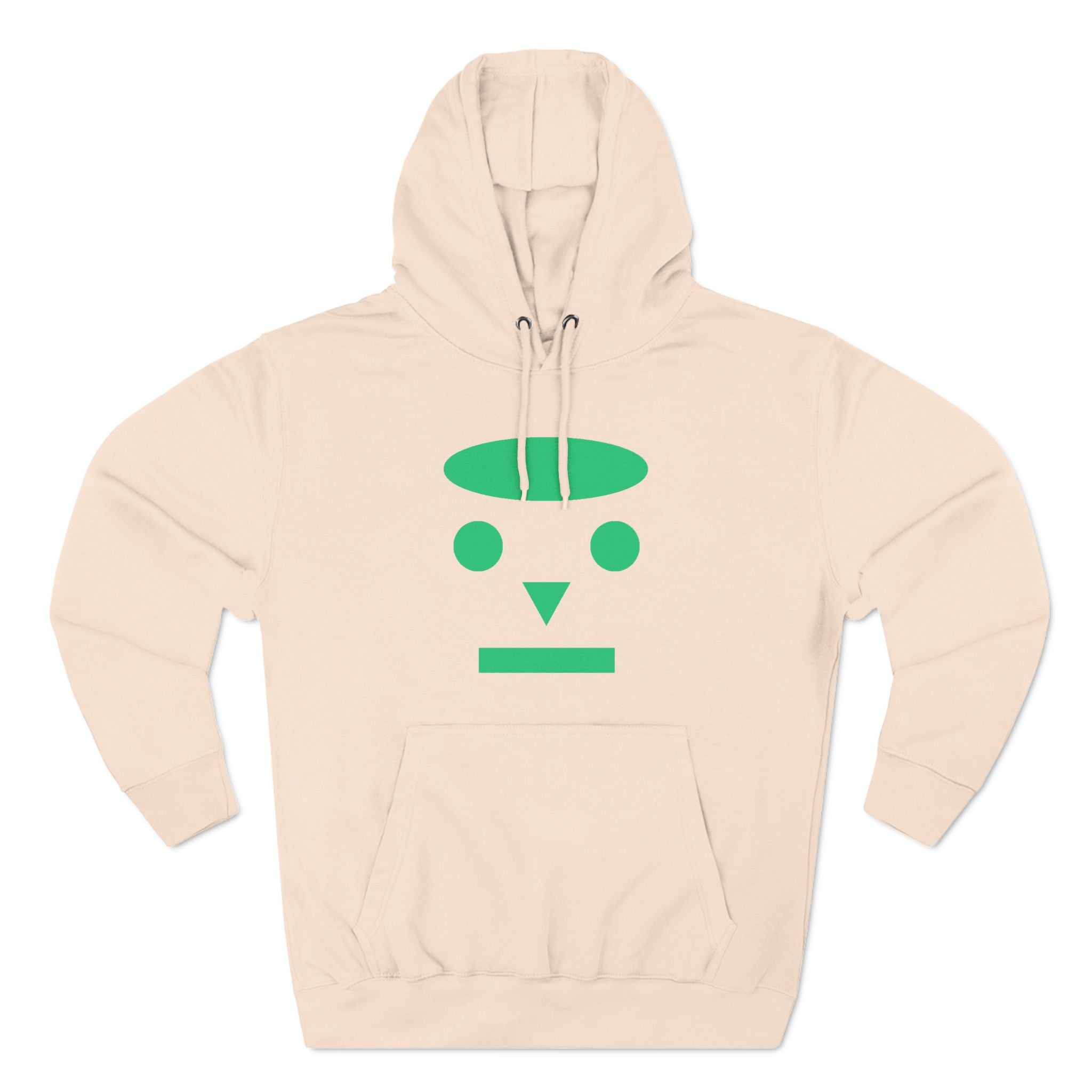 Three-Panel Fleece Hoodie