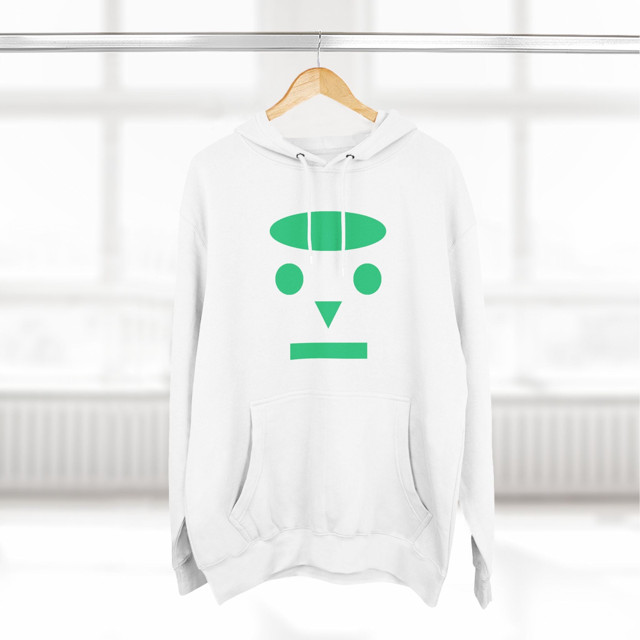Three-Panel Fleece Hoodie