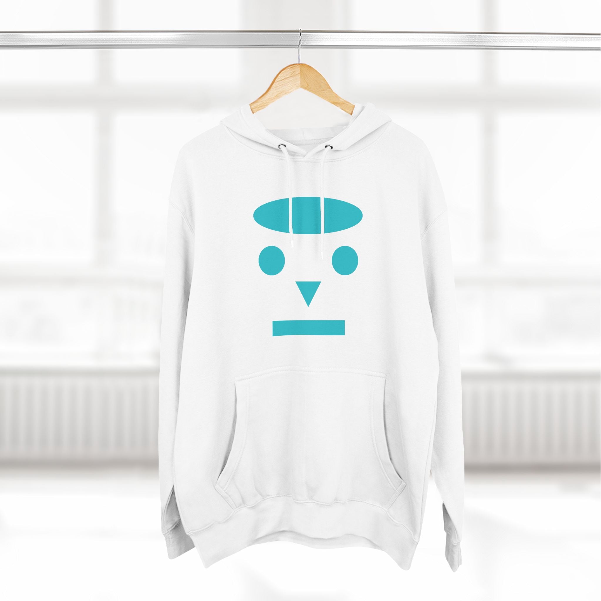 Three-Panel Fleece Hoodie
