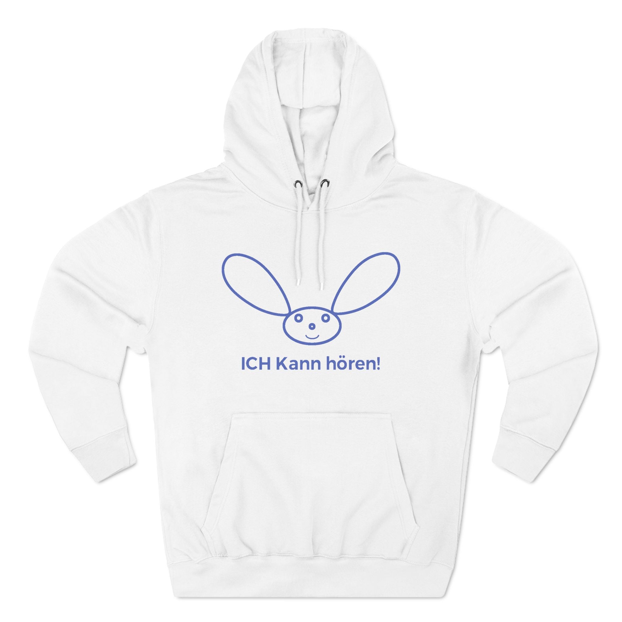 Three-Panel Fleece Hoodie