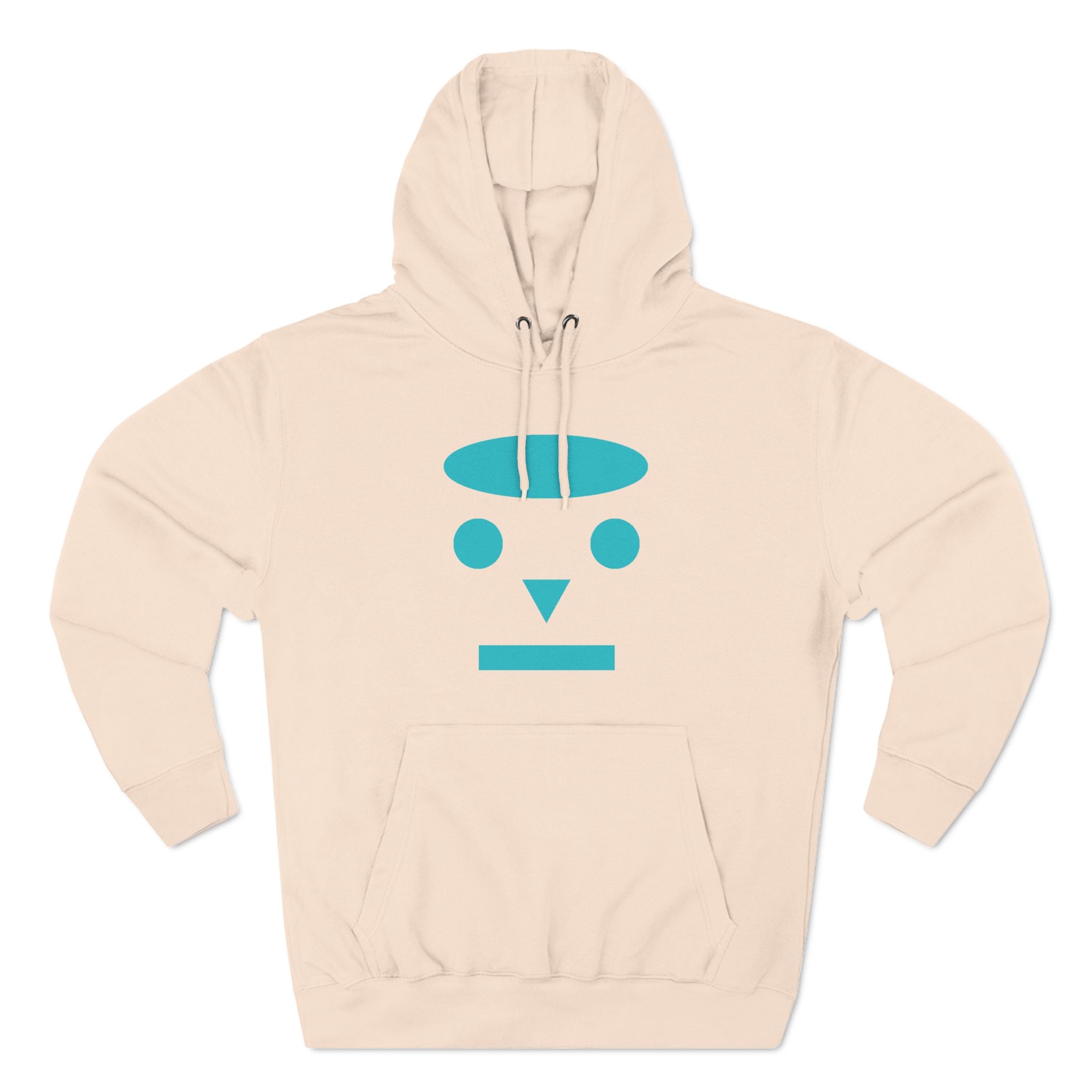 Three-Panel Fleece Hoodie