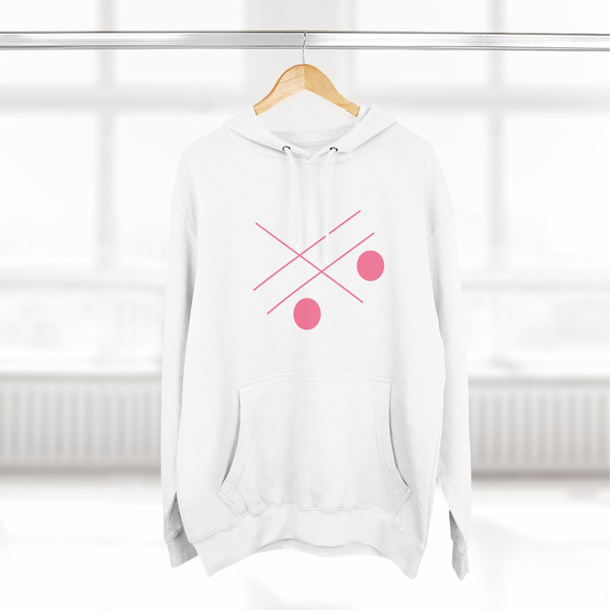 Three-Panel Fleece Hoodie