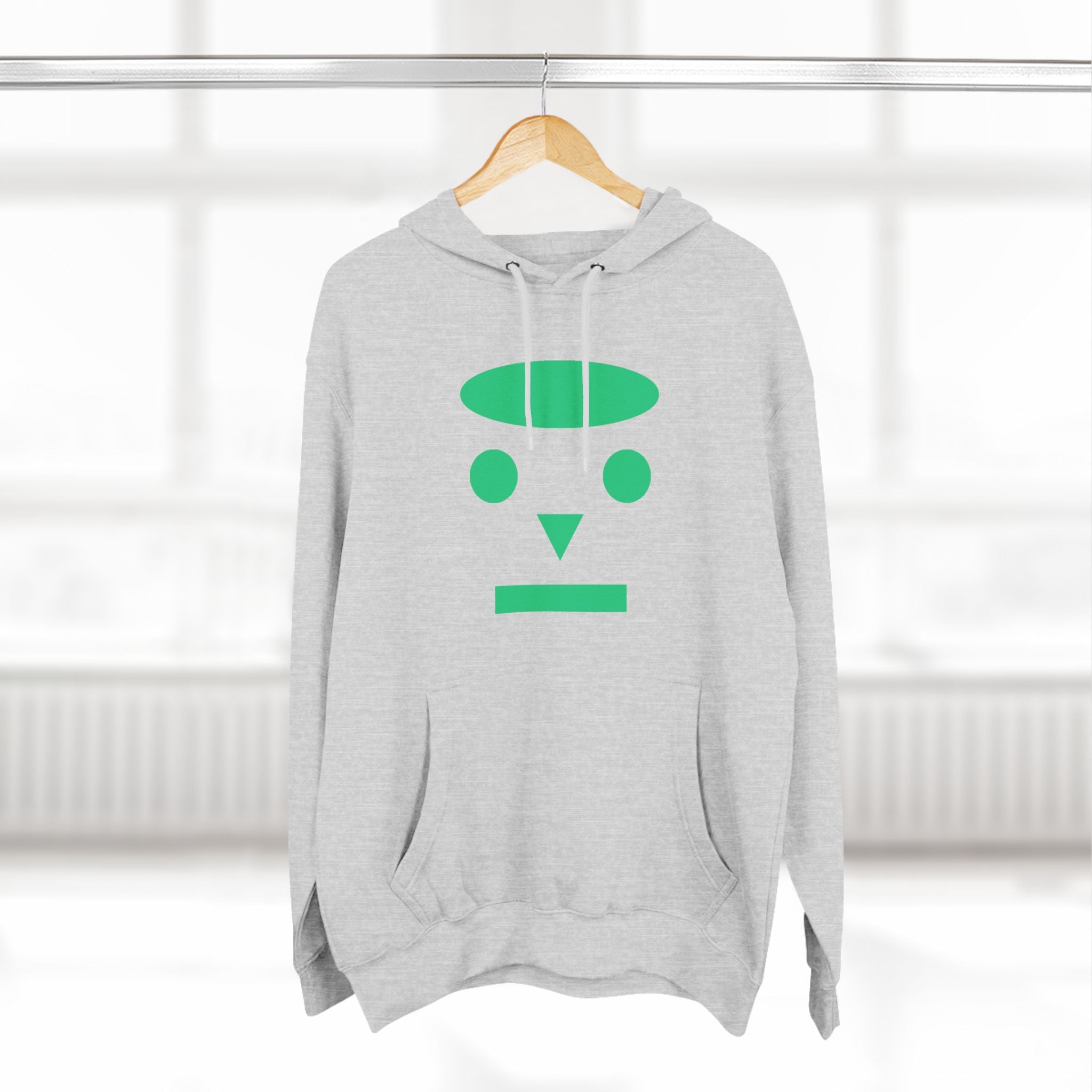 Three-Panel Fleece Hoodie