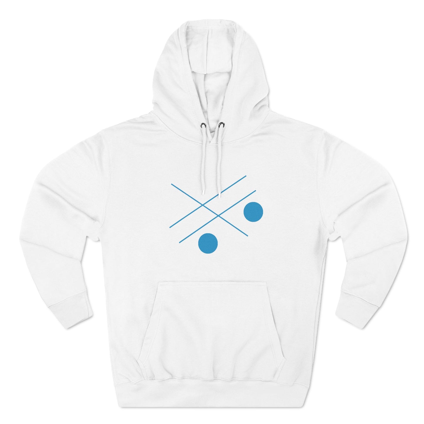 Three-Panel Fleece Hoodie