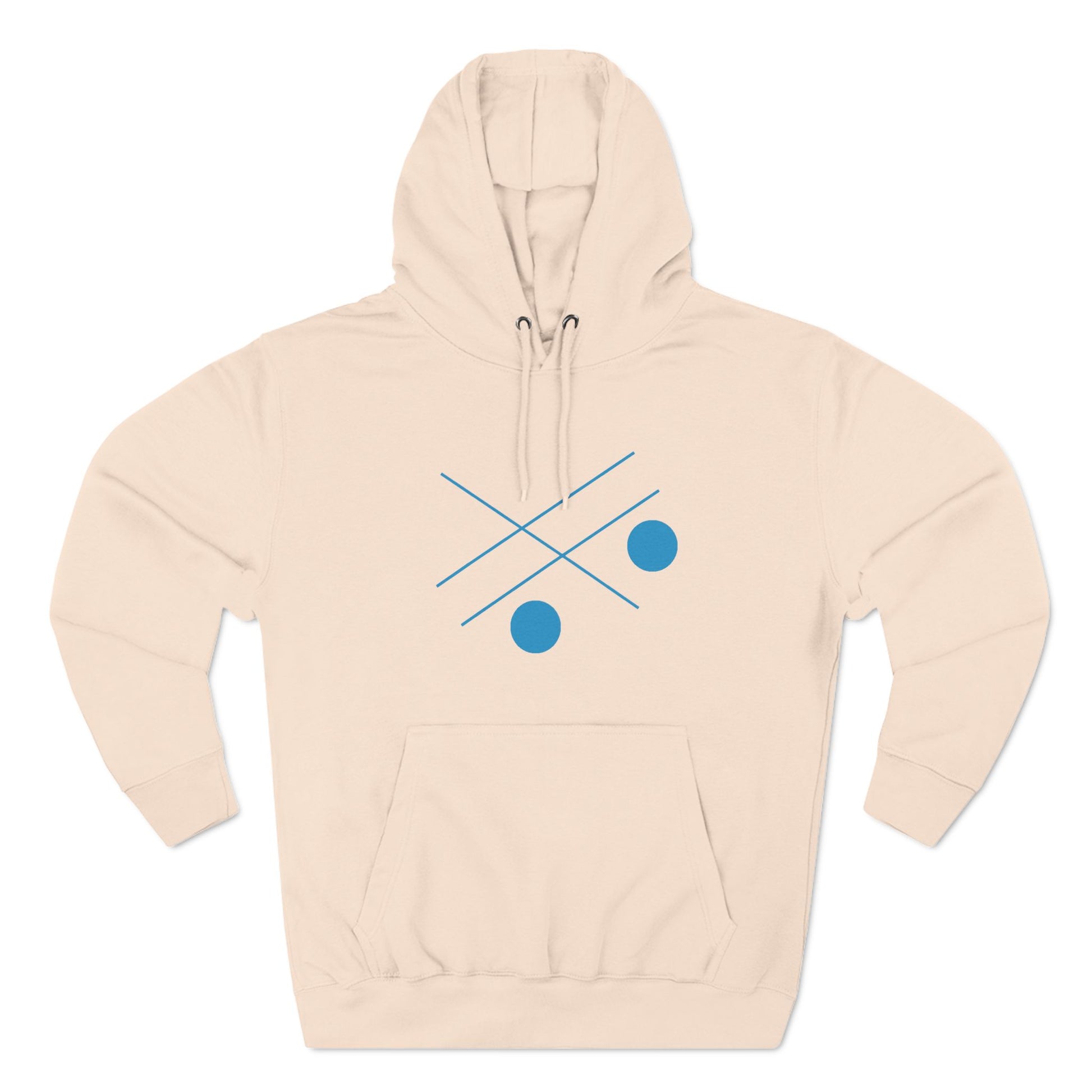 Three-Panel Fleece Hoodie