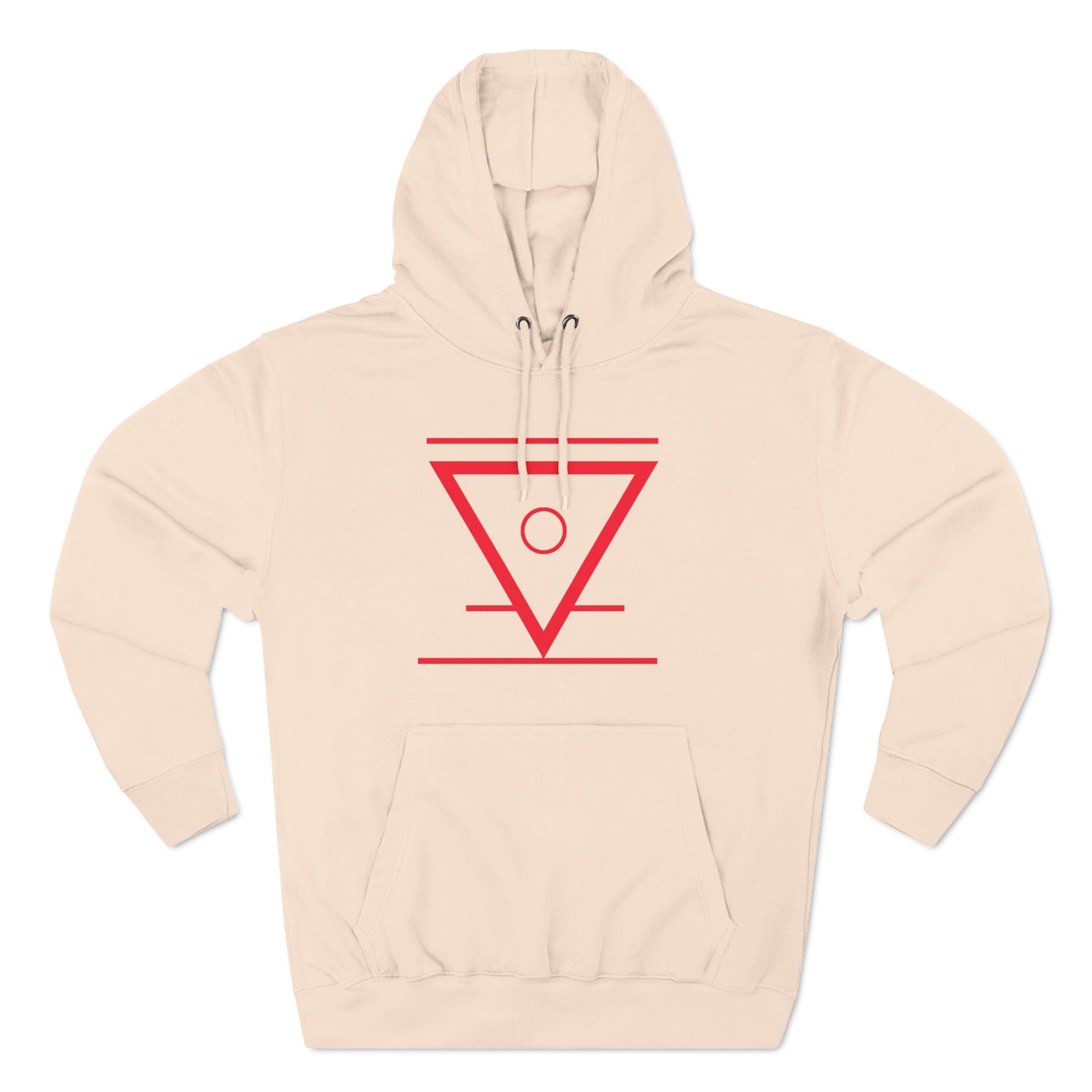 Three-Panel Fleece Hoodie