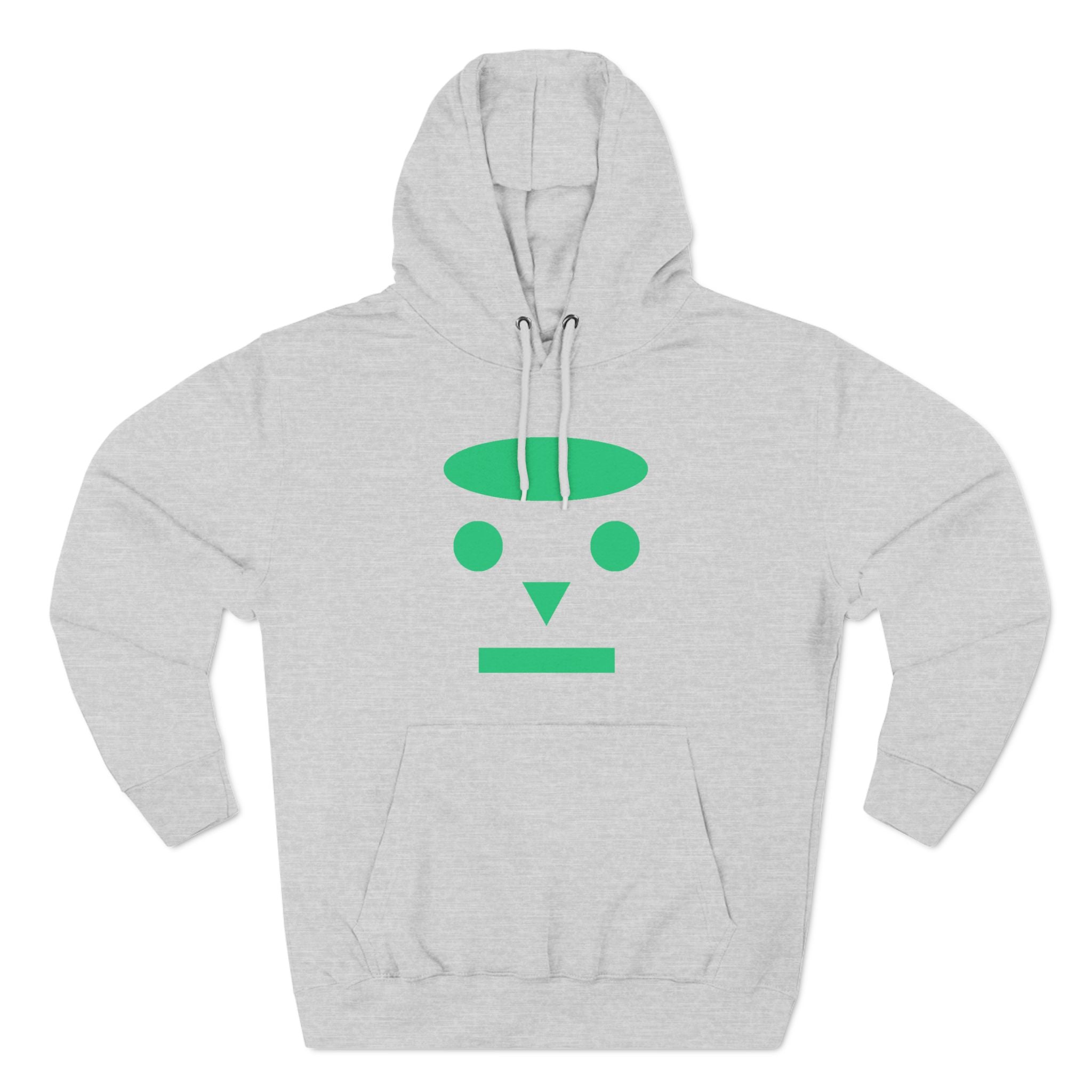 Three-Panel Fleece Hoodie