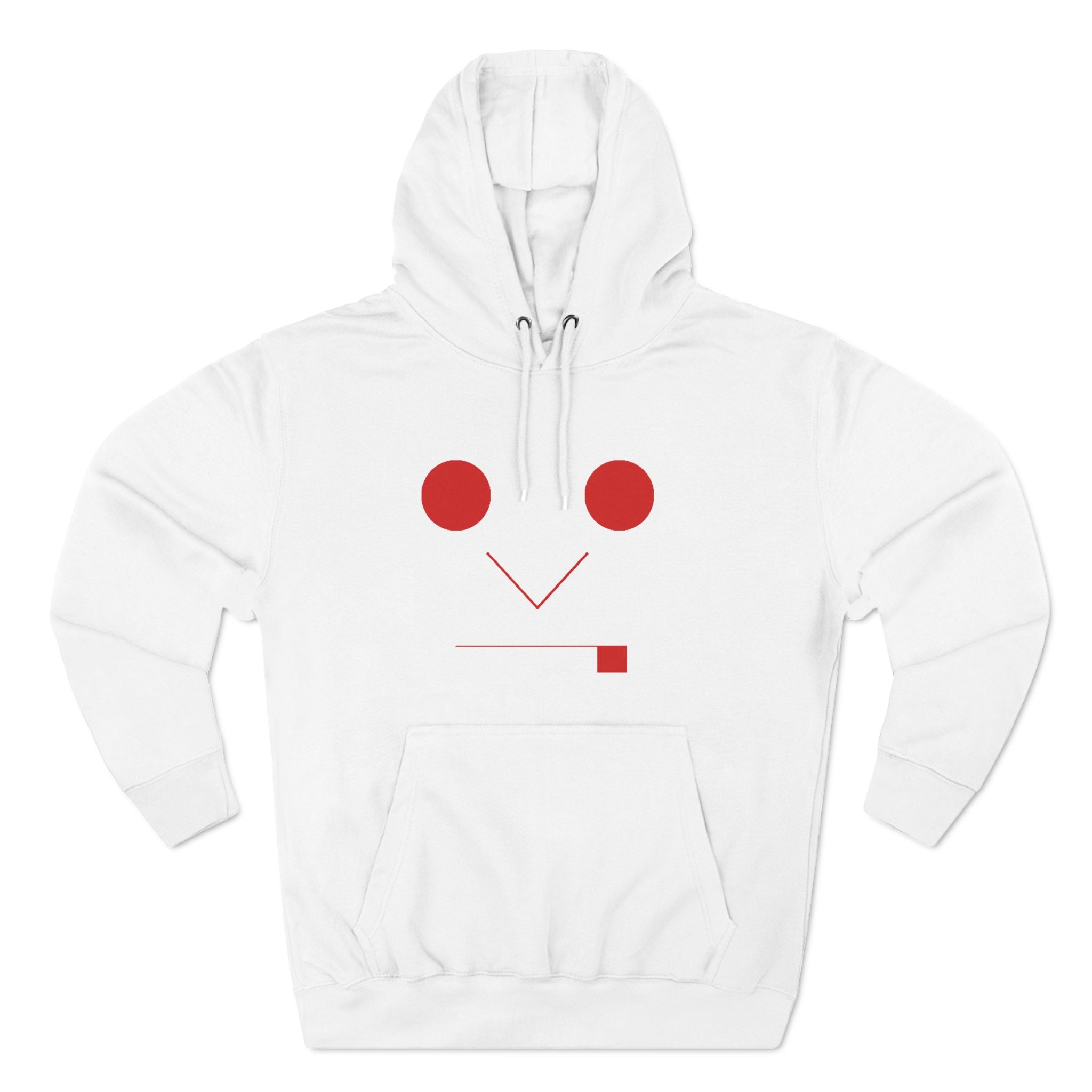 Three-Panel Fleece Hoodie