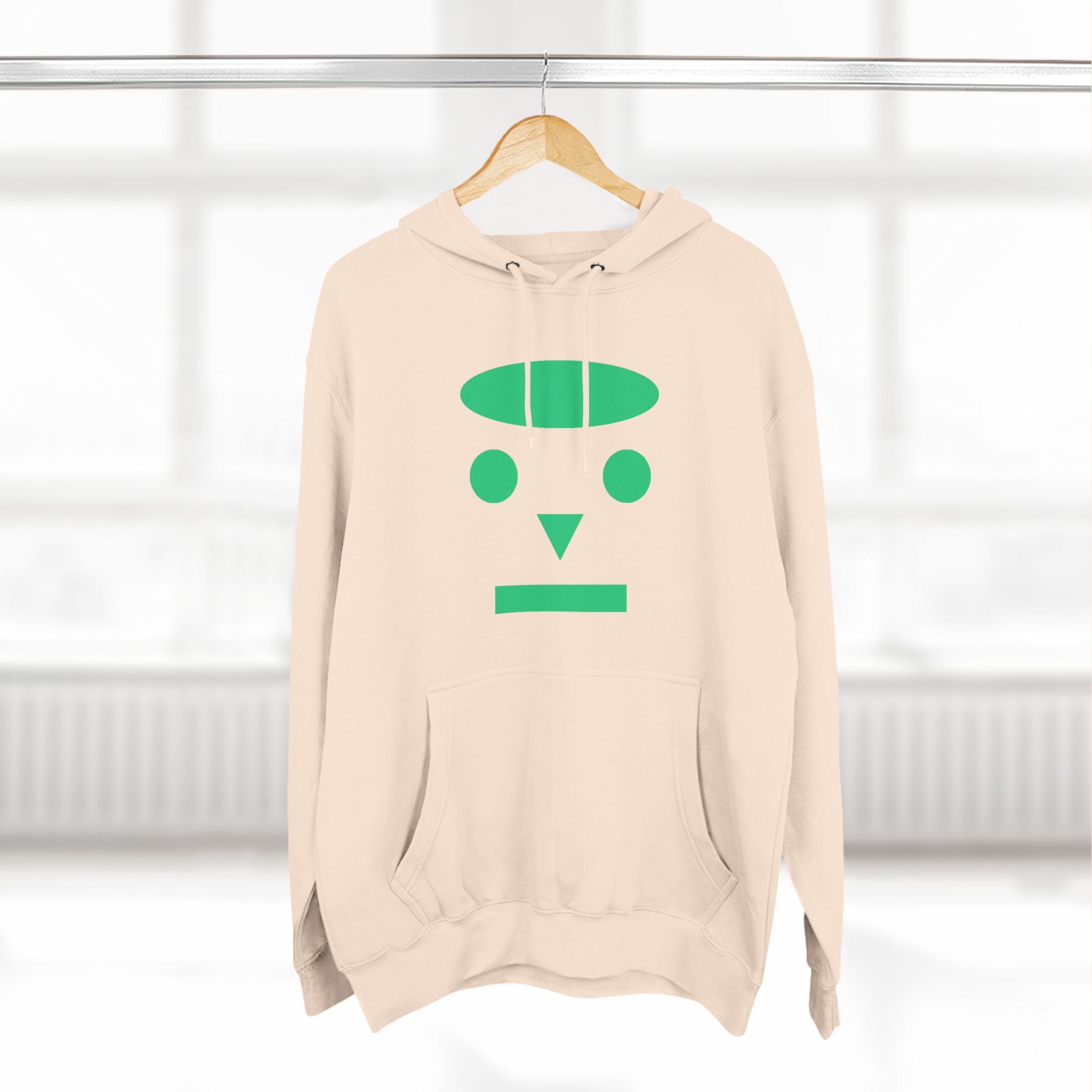 Three-Panel Fleece Hoodie