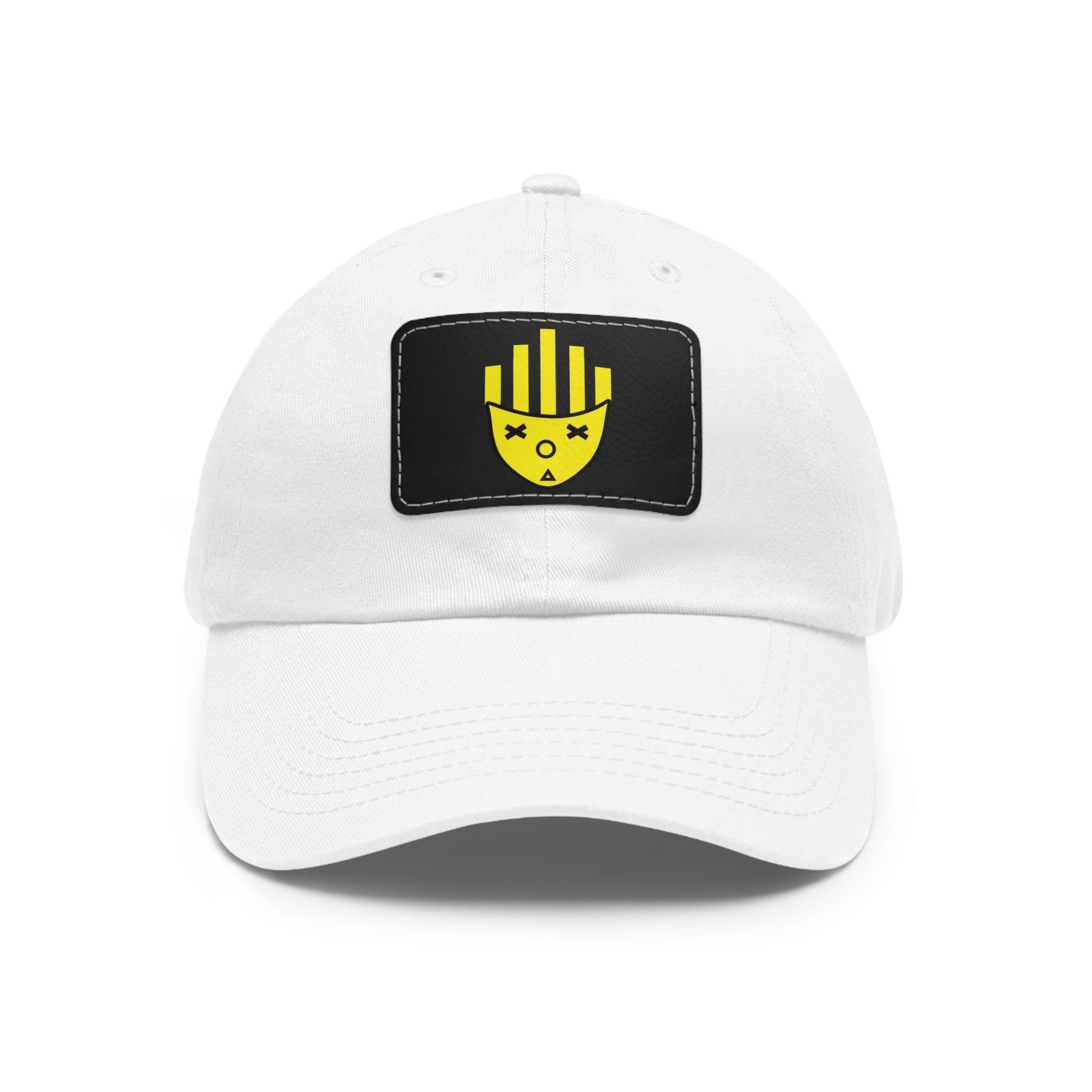 Dad Hat with Leather Patch (Rectangle)