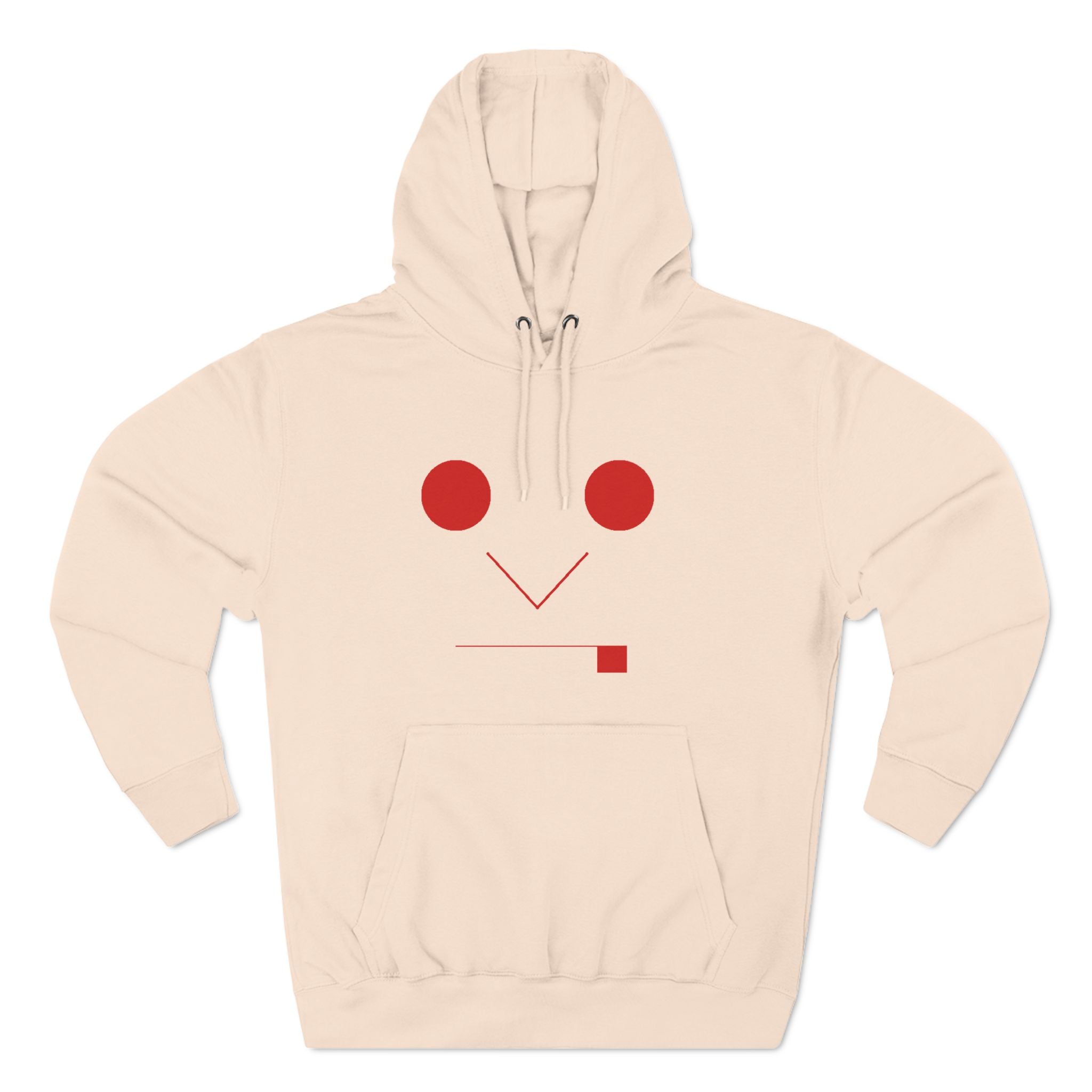 Three-Panel Fleece Hoodie