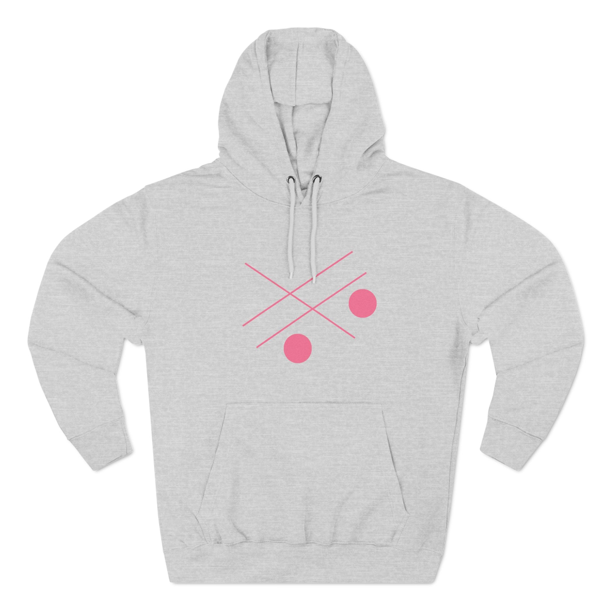 Three-Panel Fleece Hoodie