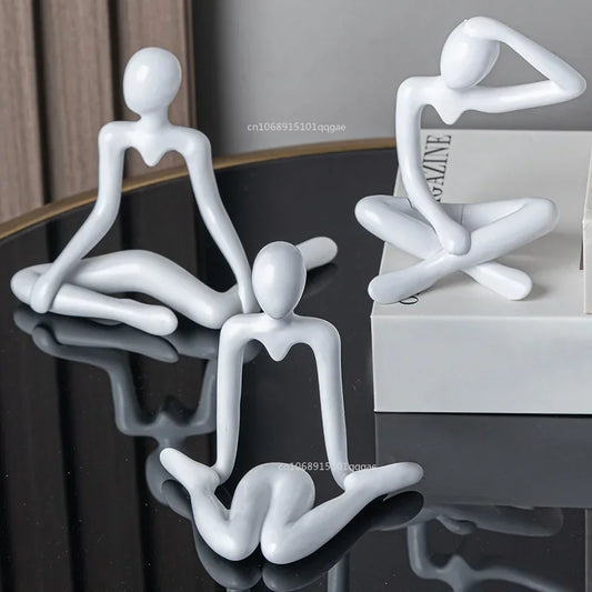 Nordic Thinker Statue Decor