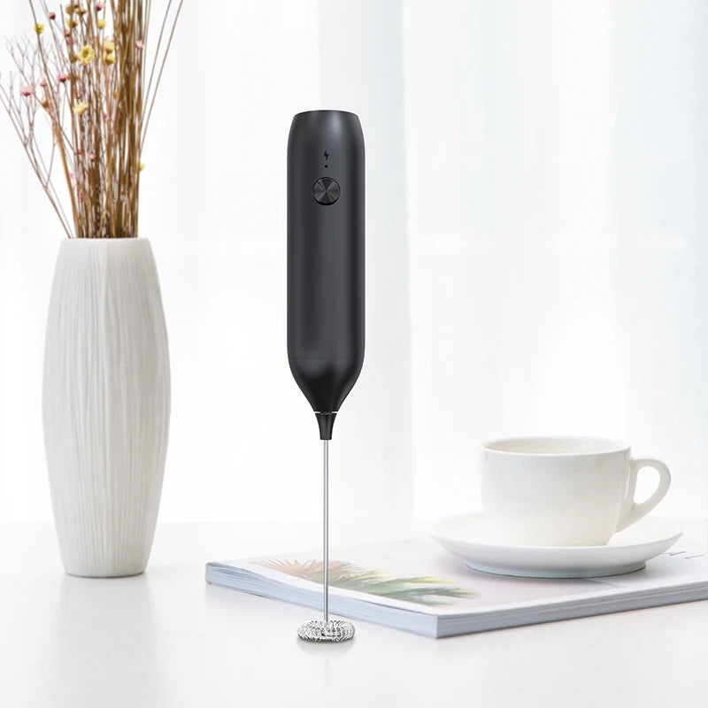 Rechargeable Stainless Steel Milk Frother