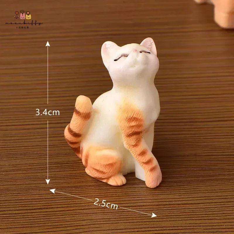 Resin Cat Miniature Decor