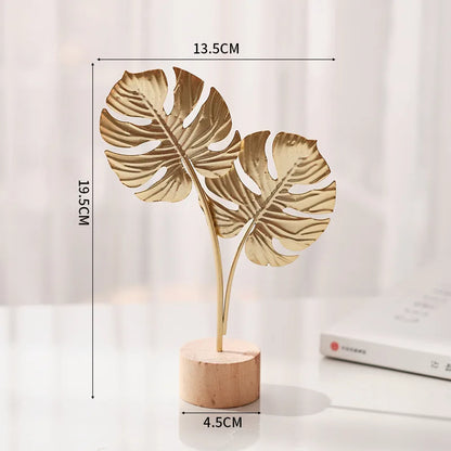 Ginkgo Leaf Wooden Ornament