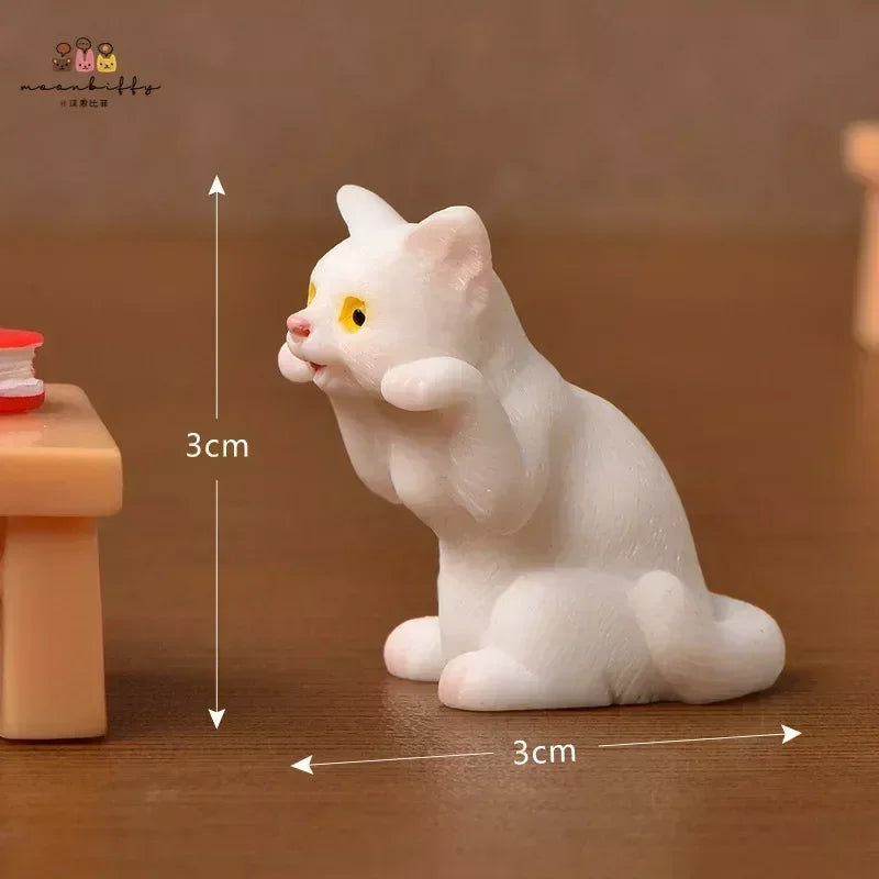 Resin Cat Miniature Decor