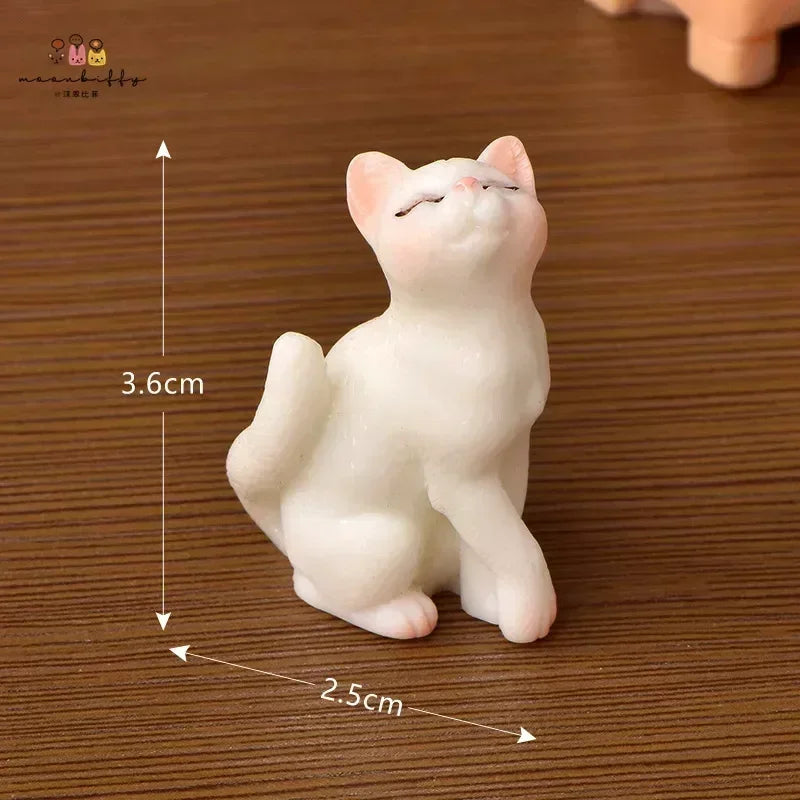 Resin Cat Miniature Decor