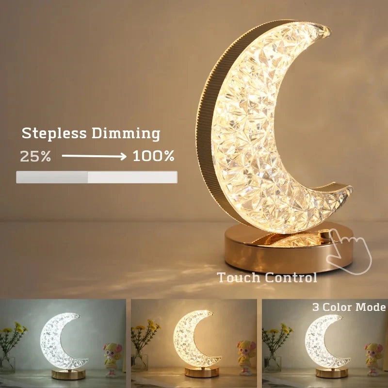 Crystal Touch Dimming Lamp