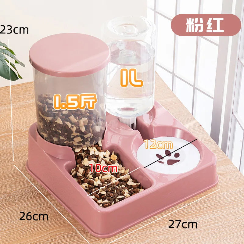 Automatic Cat Feeder Water Dispenser