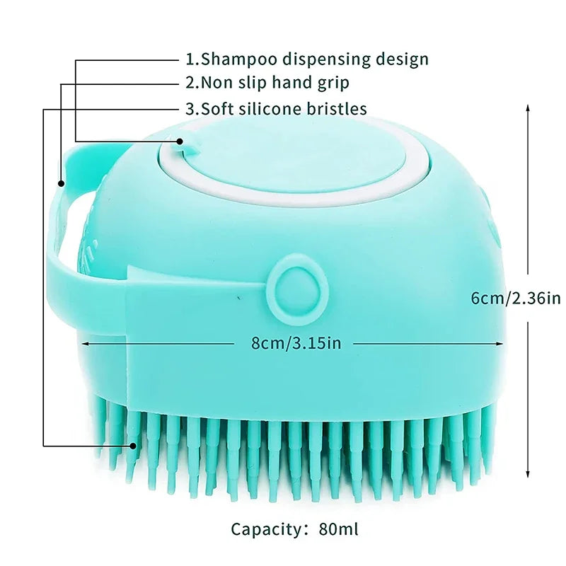 Silicone Pet Shower Brush