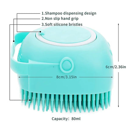 Silicone Pet Shower Brush