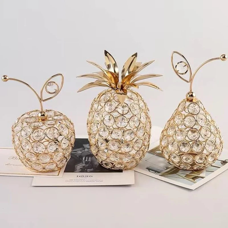 Crystal Pineapple Table Decor