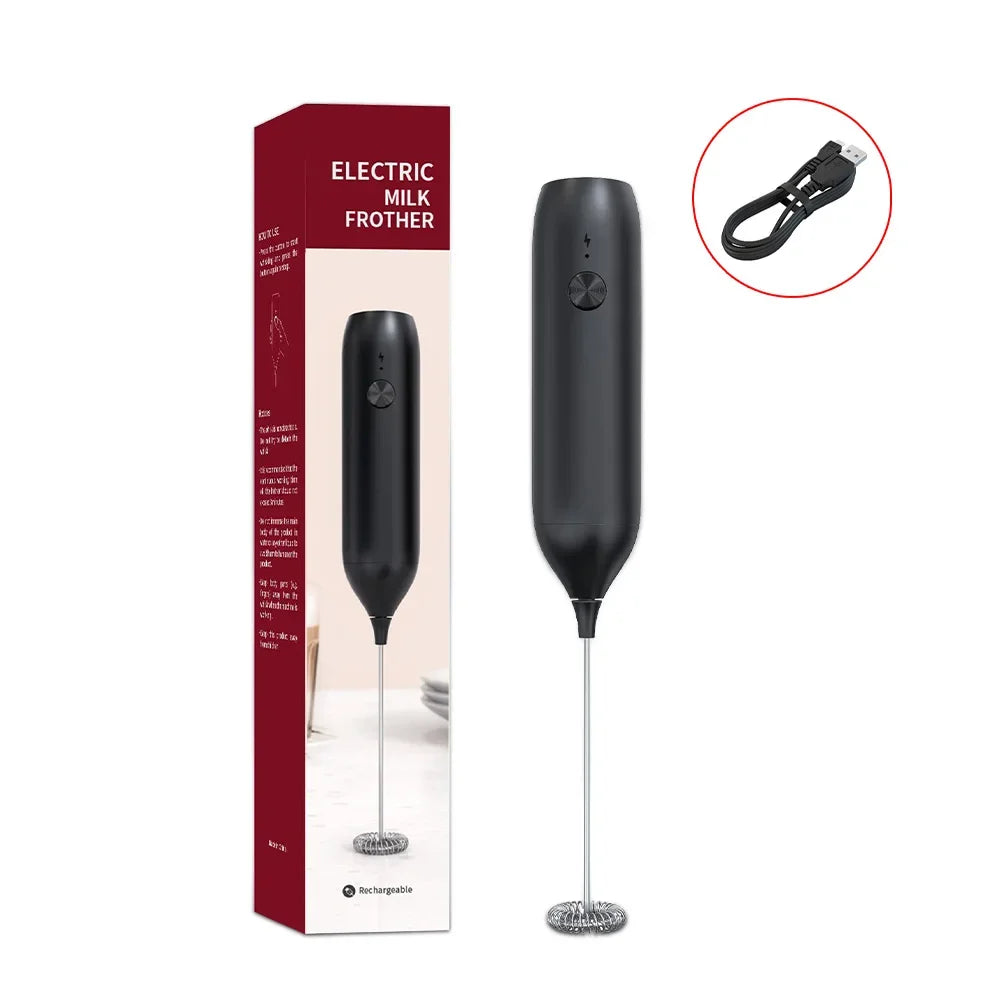 Rechargeable Stainless Steel Milk Frother