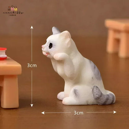 Resin Cat Miniature Decor