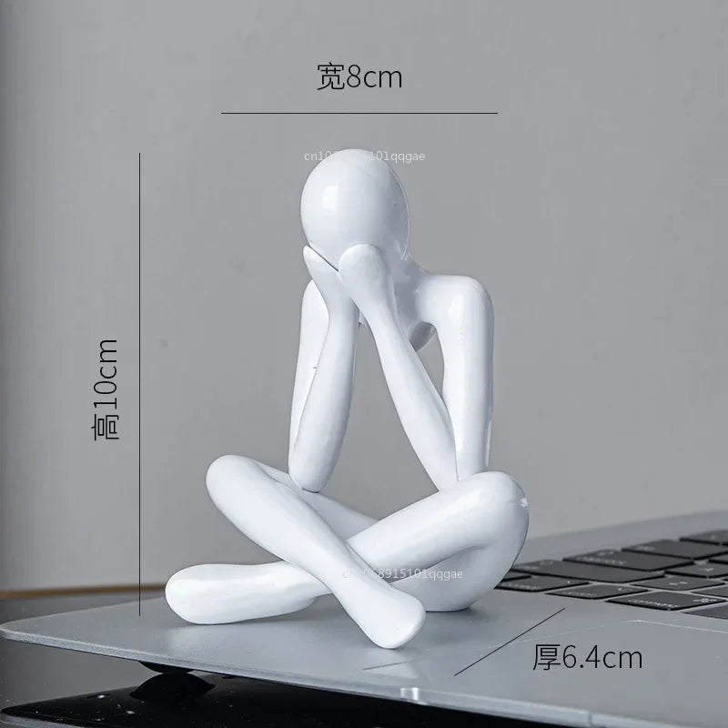 Nordic Thinker Statue Decor