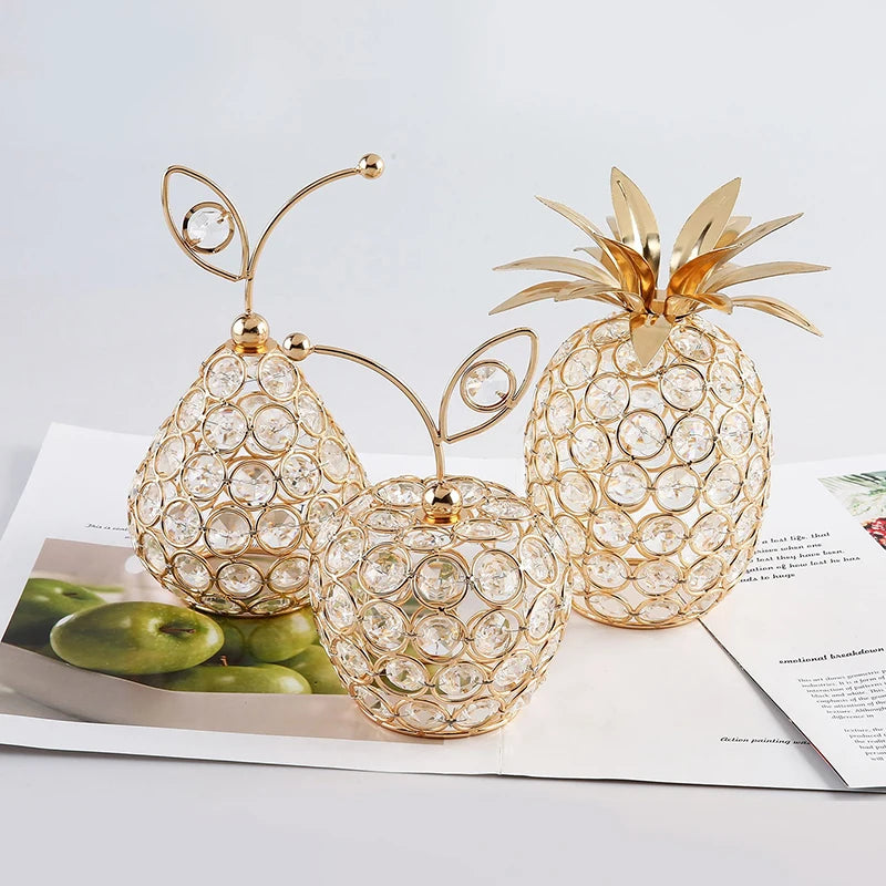 Crystal Pineapple Table Decor