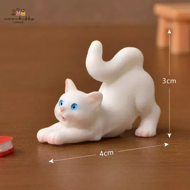 Resin Cat Miniature Decor